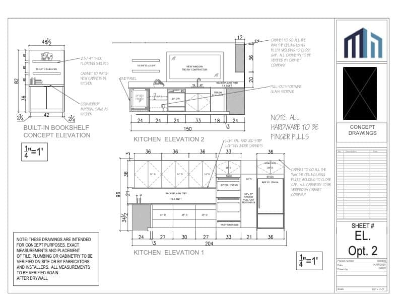 Kitchen Design Plan from Boulder Design Build Contractor